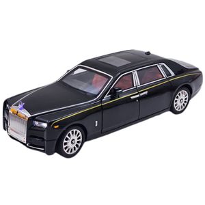 ماکت ماشین بازی ناب سل مدل رولزرویس سقف کهکشانی فلزی موزیکال کد  rolls royce scale 1:18
